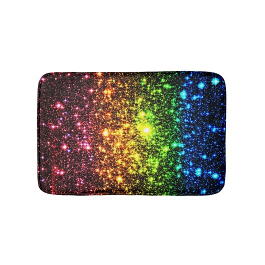 Rainbow Galaxy Bathmat Badematte (Vorderseite)