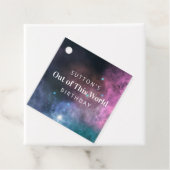 Rainbow Galaxy Birthday Geschenkanhänger (Beispiel)