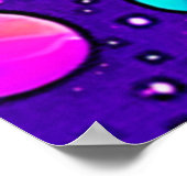 Rainbow Galaxy: Cartoon Spaß Poster (Ecke)
