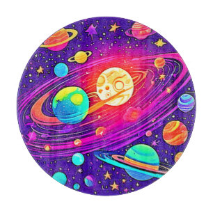 Rainbow Galaxy: Cartoon Spaß Schneidebrett