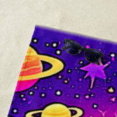 Rainbow Galaxy: Cartoon Spaß Strandtuch (Beispiel)