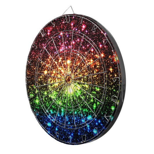 Rainbow Galaxy Dartscheibe (Vorderseite rechts)