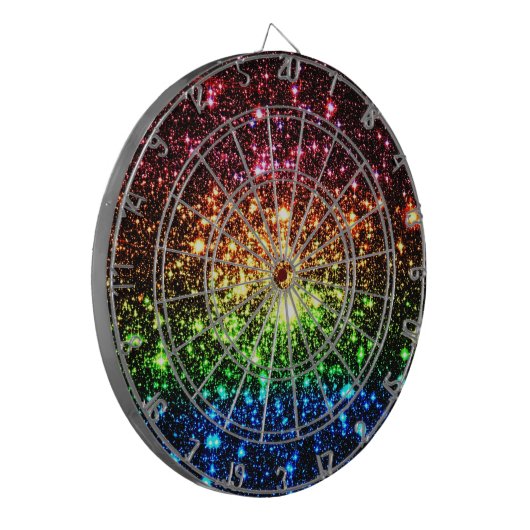 Rainbow Galaxy Dartscheibe (Vorderseite Links)