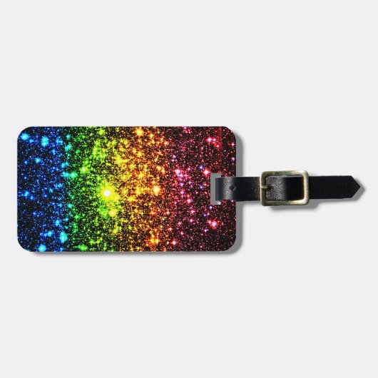 Rainbow Galaxy Gepäckanhänger (Vorderseite horizontal)