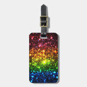 Rainbow Galaxy Gepäckanhänger (Vorderseite vertikal)