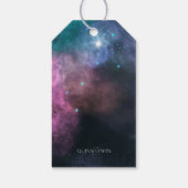 Rainbow Galaxy Geschenkanhänger (Rückseite)