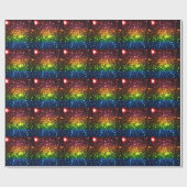 Rainbow Galaxy Geschenkpapier (Flach)