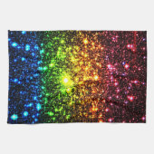 Rainbow Galaxy Geschirrtuch (Horizontal)