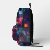 Rainbow Galaxy Muster Bedruckter Rucksack (Rechts)