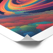Rainbow Galaxy Poster (Ecke)