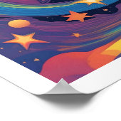 Rainbow Galaxy Poster (Ecke)