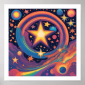 Rainbow Galaxy Poster (Vorne)
