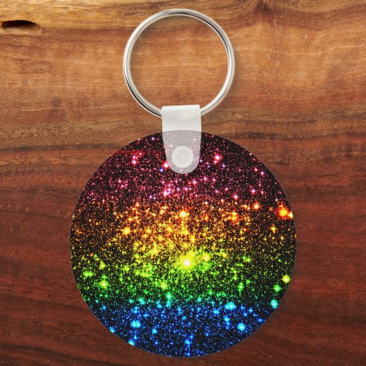 Rainbow Galaxy Schlüsselanhänger (Vorderseite)