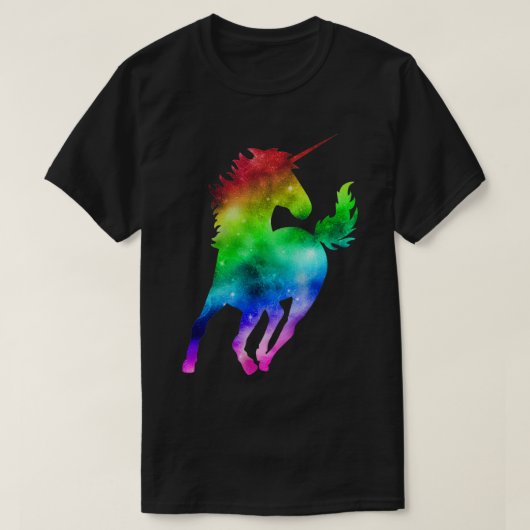 Rainbow Galaxy Unicorn Essential T-Shirt (Design vorne)