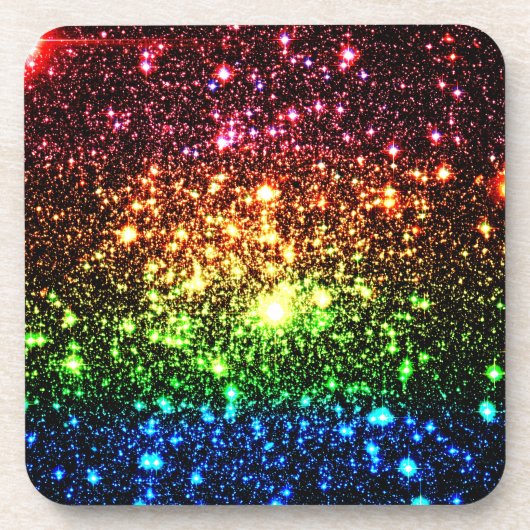 Rainbow Galaxy Untersetzer (Vorderseite)