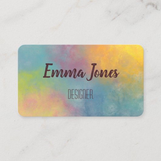 Rainbow Galaxy Visitenkarte (Vorderseite)