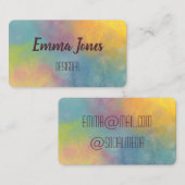 Rainbow Galaxy Visitenkarte (Vorne/Hinten)