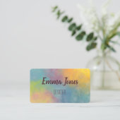 Rainbow Galaxy Visitenkarte (Stehend Vorderseite)