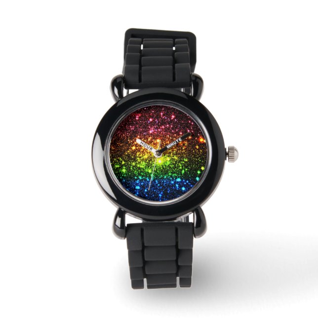 Rainbow Galaxy Watch Armbanduhr (Vorderseite)