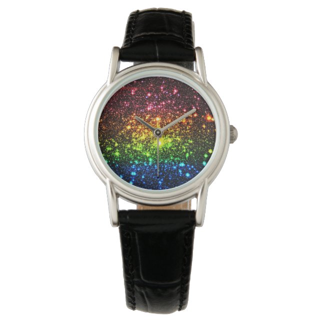 Rainbow Galaxy Watch Armbanduhr (Vorderseite)