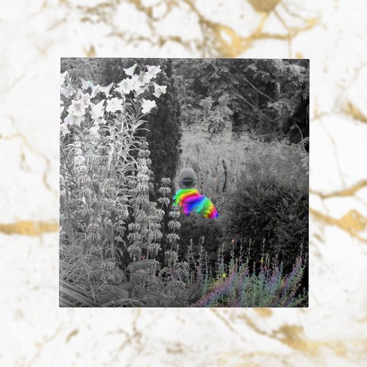 Rainbow Garden Besucher Dekorative Tile Fliese