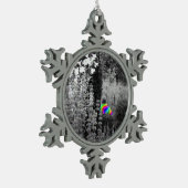 Rainbow Garden Besucher Snowflake Ornament (Links)