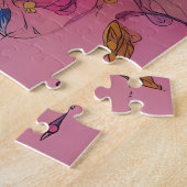 Rainbow Garden Neon Psychedelic Nature Puzzle (Seite)