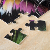 Rainbow Garden Neon Psychedelic Nature & Wildlife Puzzle (Seite)