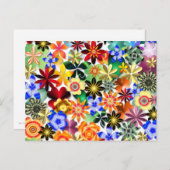 Rainbow Garden Postkarte (Vorne/Hinten)