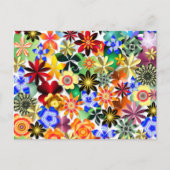 Rainbow Garden Postkarte (Vorderseite)