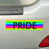 Rainbow "Gay or LGBT PRIDE" Autoaufkleber (Auf Auto)