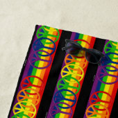 Rainbow Gay Peace Beach Handtuch (Beispiel)