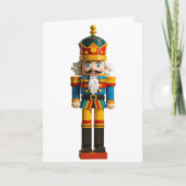 Rainbow Gay Pride Christmas Nutcracker Toy Karte (Vorderseite)