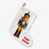 Rainbow Gay Pride Christmas Nutcracker Toy Kleiner Weihnachtsstrumpf (Vorderansicht (hängend))