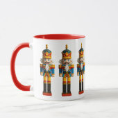 Rainbow Gay Pride Christmas Nutcracker Toy Tasse (Links)
