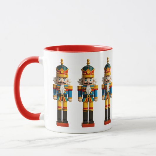 Rainbow Gay Pride Christmas Nutcracker Toy Tasse (Links)
