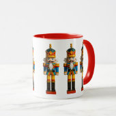 Rainbow Gay Pride Christmas Nutcracker Toy Tasse (VorderseiteRechts)