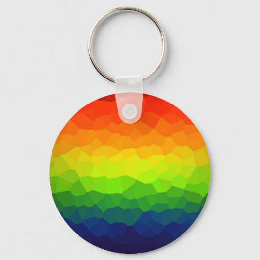 Rainbow Gay Pride Colors LBGT Symbol Schlüsselanhänger (Vorderseite)