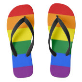 Rainbow Gay Pride Flag Badesandalen (Fußbett)
