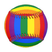 Rainbow Gay Pride Flag Baseball (Vorderseite)