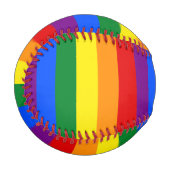 Rainbow Gay Pride Flag Baseball (Vorderseite Links)