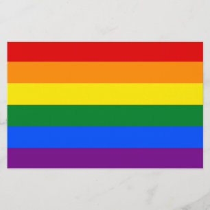 Rainbow-Gay Pride-Flag Briefpapier