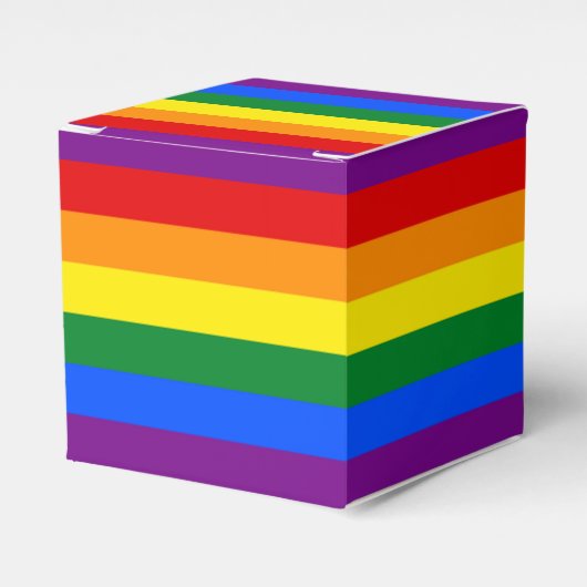 Rainbow Gay Pride Flag Geschenkschachtel (Vorderseite)