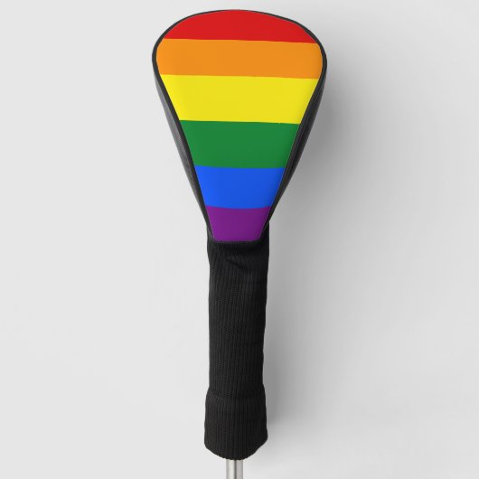 Rainbow-Gay Pride-Flag Golf Headcover (Vorderseite)