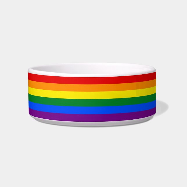 Rainbow Gay Pride Flag Napf (Vorderseite)
