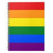 Rainbow Gay Pride Flag Notizblock (Vorderseite)