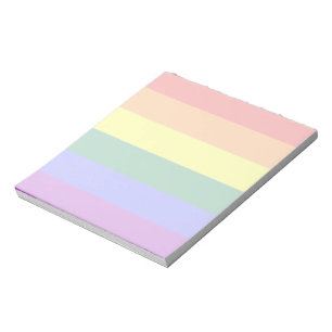 Rainbow Gay Pride Flag Notizblock