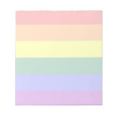 Rainbow Gay Pride Flag Notizblock (Vorderseite)
