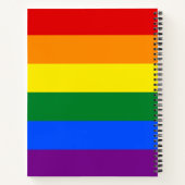 Rainbow Gay Pride Flag Notizblock (Rückseite)