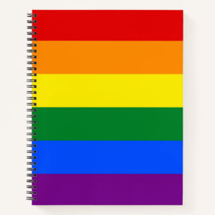 Rainbow Gay Pride Flag Notizblock